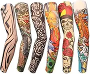 Akstore Temporary Tattoo Sleeves Set Arts Temporary Fake Slip On Tattoo Arm Sleeves Kit