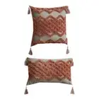 Tufted Embroidery Tassel Pillowcase Throw Pillow for Case Sofa Cushion Cover Dec