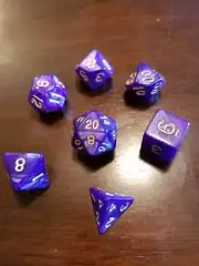 Golden Jasper 7 Dice Set RPG Polyhedral DND Dungeons & Dragons Pathfinder d20