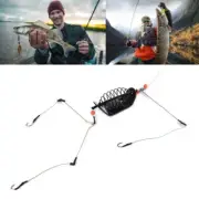 Baits Cage 3 Line Hook Fishing Feeder with Holder Fishing Tackle Baits Cage