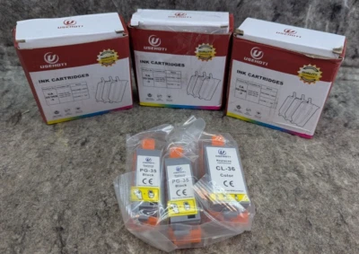 3 x NEW 3 Pak Replacement PG-35(2) CL-36(1) Canon PIXMA iP100 PIXUS Mini260