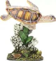 RR1104 Resin Sea Turtle Decor - Small Aquarium Fish Tank Decoration