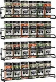 Spice Rack, Spice Rack Organiser, Spice Racks Wall Mounted, Spice Organiser, Spice Storage (4)
