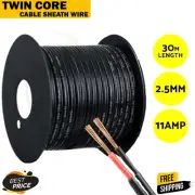 Twin Core Wire Electrical Cable Electric Extension 2.5MM Two Sheath 30M Car 450V