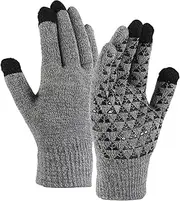 [Kaxenig] Touchscreen Warm Gloves | Touchscreen Gloves for Women and Men | Soft Windproof Warm Running Gloves, Thermal Hand Protection for Driving, Skiing