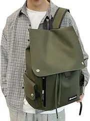 [Clufar] Women's Elegant Waterproof PU Leather School Backpack Women's Large Backpack City Backpack Daypack Girls Women Anti Theft Modern for School Work Travel