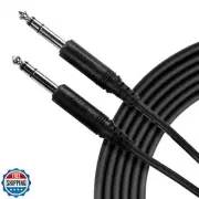Mogami Pure Patch Cable - 1/4-inch TRS Male to 1/4-inch TRS Male (1 Foot)