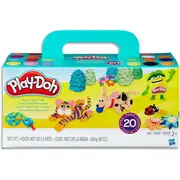 PLAY-DOH Hasbro A7924 Play-Doh Super Colour Pack Inc 20 Tubs Of Dough- Sensory And Educational Craft Toys For Kids, Boys, Girls- Ages 2+, Yellow, 20 Pack