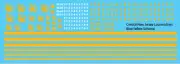HO Scale - Central New Jersey Locomotive Blue Yellow Decals