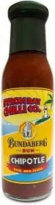 Byron Bay Chilli Co Bundaberg Rum Chipotle Rum BBQ Sauce G/F 250ml