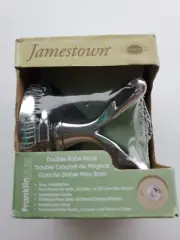 Liberty Hardware 127730, Jamestown Double Robe Hook Polished Chrome