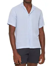 Orlebar Brown Maitan Ii Short Sleeve Button Front Shirt