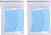 domoi 72Pcs/Lot Blue Strong Double Side Tape Extension Wig Tape Fixed Tape Arc Double Sided Tape for Toupee Lace Wig Adhesive