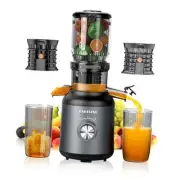Cold Press Juicer, Juicer Machines with 4.2'' Large Feed Chute, Fit Whole