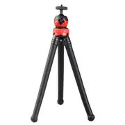 Mini Octopus Flexible Tripod Holder with Phone Clamp for iPhone, Galaxy, Huawei, GoPro, Xiaoyi and Other Action Cameras