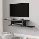 Modern Floating TV Stand Shelf - Wall-Mounted Entertainment Center for 35-55 TVs