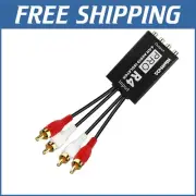 Durable RCA Ground Loop Isolator with HiFi Performance for Car & Home Systems