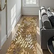 Runner Indoor Outdoor Rugs, Washable Carpet Runner Rug and Mat Floor Area Rug for Hallway Kitchen, Long Carpet Runner Dirt Trapper 100-600cm Narrow Door Mats(120x500cm)