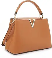 [EVVE] Women's Small Satchel Bag Classic Top Handle Purses Fashion Crossbody Handbags with Shoulder Strap