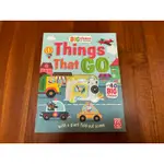 (有瑕疵)全新 BIG STICKERS FOR TINY HANDS: THINGS THAT GO (貼紙遊戲書)