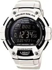 Casio WS220C-7BV Solar Powered Men's White Resin Band Watch