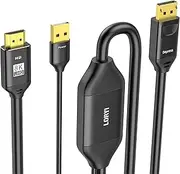 8K HDMI to DisplayPort Cable 4K@120Hz,HDMI 2.1 to DisplayPort 1.4 Adapter Cable for Xbox Series X,PS4,PS5,PS4 Pro,HDMI to Display Port 6.6ft,Unidirectional HDMI Male to DP Male