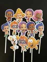 Bubble Guppies Cupcake Toppers, Cupcake Toppers