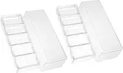 BCOATH 100 Poker Chips Tray Poker Chips Rack Organizer Storage Container Lids