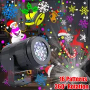 proyector de luces de navidad Decoración interior y exterior con 16 patrones