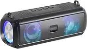 Mars Gaming MSB-XT, Portable Speaker + Soundbar 2-in-1, Dynamic RGB Lighting, 4 Drivers 20W Sound System, Bluetooth 5.3 Speaker + AUX/MicroSD/USB/FM Radio, Black