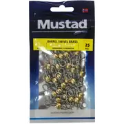 Mustad Brass Barrel Swivel Bulk Pack Fishing Terminal Tackle Size 12 to 1