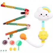 Interactive Bathtub Slide Set and Baby Shower Sprayer Toy Bundle – Fun Bath Toys