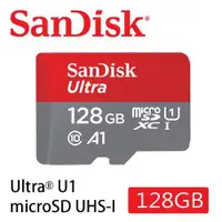 在飛比找ETMall東森購物網優惠-SanDisk 128GB記憶卡 Ultra Micro S