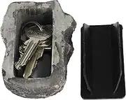 Evergreen Labs Stone With Secret Compartment - Fake Rock Feels and Looks Real, Key Safe for Hiding Spare Key Outside, Gray, Biggest Version