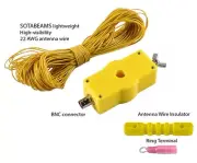 20Watts SSB QRP EFHW no-tune antenna, 40m, 20m, 15m, 10m with 70ft Ant Wire