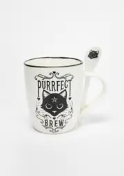 [Alchemy England] Purrfect Brew Mug And Spoon Set