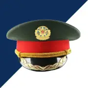 Unisex Army Hat Officer Soldier Cap Star Badge Fancy Dress Military Costume Chic