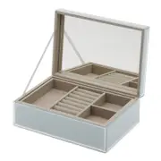 One Six Eight London SARA Pale Blue Large Jewellery Box