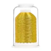 Hemingworth Machine Embroidery Polyester Thread Dark Gold Metallic 700m