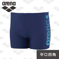 在飛比找momo購物網優惠-【arena】訓練款 時尚專業運動平口四角游泳褲抗氯快乾游泳