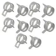10 Pcs 12mm Spring Band Type Action Fuel Hose Pipe Low Pressure Air Clip Clamp