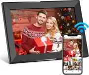 SKYRHYME Digital Picture Frame WiFi Digital Photo Frame 10.1 Inch with IPS Touch
