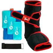 Ankle Ice Pack Wrap Toughito Therapy Compression Gel Support for Injury
