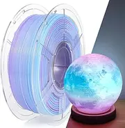 [IEMAI] Translucent PETG Filament, PETG Blue Purple 1 Kg, Gradient Color 3D Printer Filament for Lampshades Moon Lamps, High Speed PETG 1.75mm, Dimensional Accuracy +/-0.02mm
