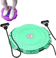 Massage Waist Twisting Board with Pull Rope, 2025 New Waist Twisting Fitness Tool, Equipped with 2 Tension Ropes, Bidirectional Rotation, Non-Slip and Stable,for Male and Female Core Trainin