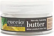 Cuccio Naturale Butter Blends - Ultra-Moisturizing - Renewing, Smoothing And Scented Cream - Deep Hydration For Dry Skin Repair - Natural Ingredients - White Limetta And Aloe Vera - 227 G Body Butter