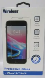 Just Wireless iPhone 8, 7, 6s. 6 Protective Glass