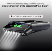 6 LED Clip-on Headlamp Rechargeable Sensor Cap Hat Lamp Headlight Torch Light