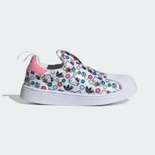 【adidas 愛迪達】Superstar 360 C 中童 休閒鞋 HELLO KITTY 聯名 套穿 白 彩(IG5666)