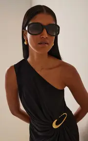 [Gucci] Round-Frame Acetate Sunglasses